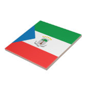 赤道ギニア国旗 タイル (側面)