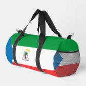 赤道ギニア国旗 ダッフルバッグ (右コーナー)