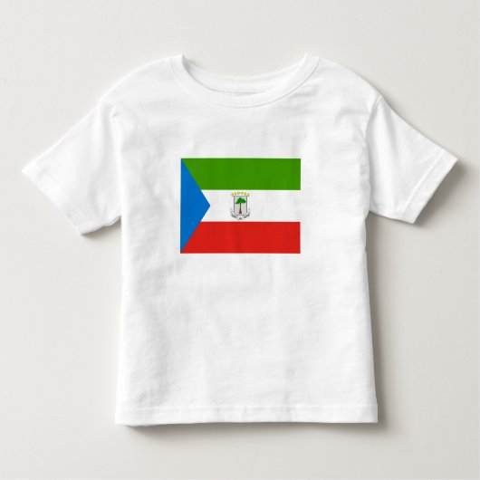 赤道ギニア国旗 トドラーTシャツ (正面)