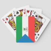 赤道ギニア国旗 トランプ (裏面)