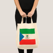 赤道ギニア国旗 トートバッグ (正面(商品))