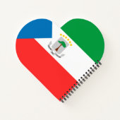 赤道ギニア国旗 ノートブック (裏面)