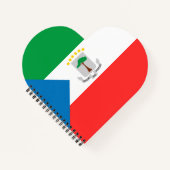 赤道ギニア国旗 ノートブック (正面)