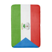 赤道ギニア国旗 バスマット (正面縦)