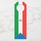 赤道ギニア国旗 ボトルネックタグ (裏面)