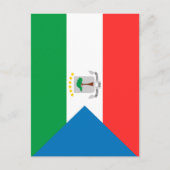 赤道ギニア国旗 ポストカード (正面)