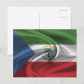 赤道ギニア国旗 ポストカード (正面/裏面)