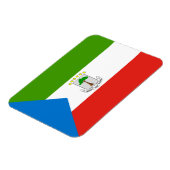 赤道ギニア国旗 マグネット (左側)