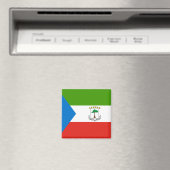 赤道ギニア国旗 マグネット (インサイチュ (食洗機))