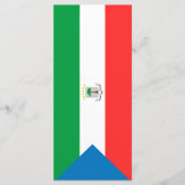 赤道ギニア国旗 メニュー (正面)