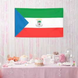 赤道ギニア国旗 横断幕