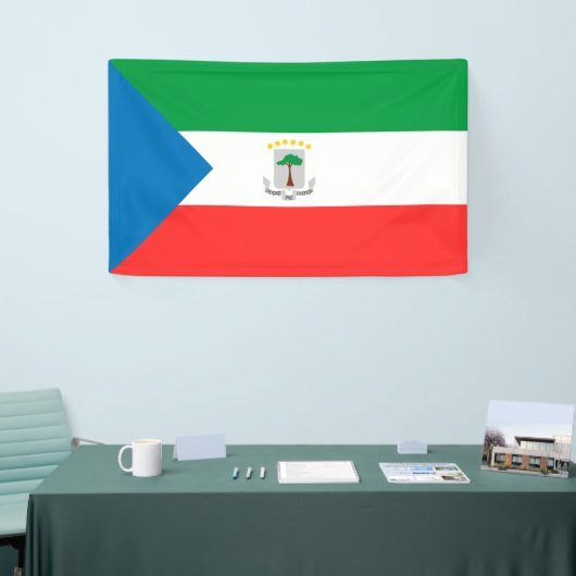 赤道ギニア国旗 横断幕 (トレードショー)