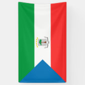 赤道ギニア国旗 横断幕 (縦)