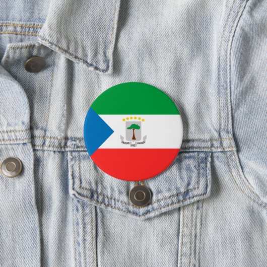 赤道ギニア国旗 缶バッジ (インサイチュ)