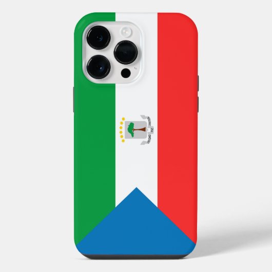 赤道ギニア国旗 iPhoneケース (裏面)