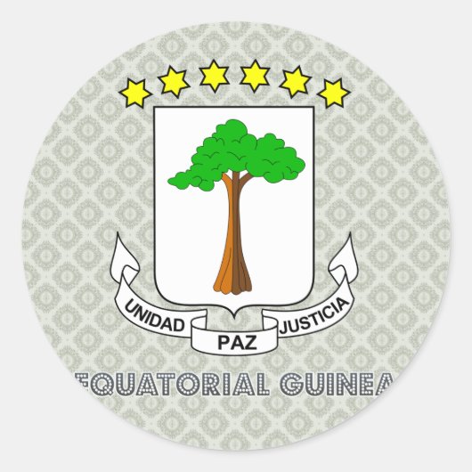 赤道ギニア軍服 ラウンドシール (正面)