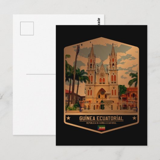 赤道ギニア ポストカード (正面/裏面)