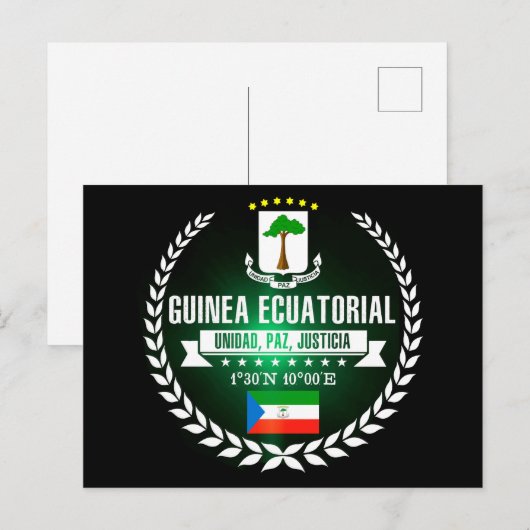 赤道ギニア ポストカード (正面/裏面)