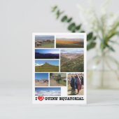 赤道ギニア – 私の愛 –  ポストカード (スタンド正面)