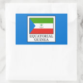 赤道ギニア 長方形シール (バッグ)