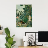 赤道ジャングル1909 (キャンバス上の油) ポスター (ホームオフィス)