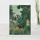 赤道ジャングル |アンリ・ルソー カード (正面)