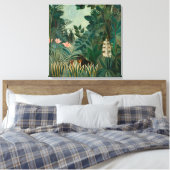 赤道ジャングル |アンリ・ルソー キャンバスプリント (インサイチュ (寝室))