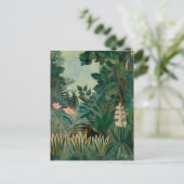 赤道ジャングル |アンリ・ルソー ポストカード (スタンド正面)