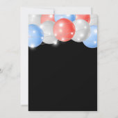 赤遠くに青 招待状 (裏面)