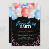 赤遠くに青 招待状 (正面/裏面)