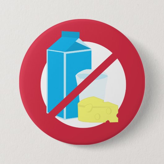 赤酪農場のアレルギー警報子供無し 缶バッジ (正面)