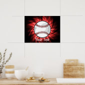 赤野球 ポスター (キッチン)