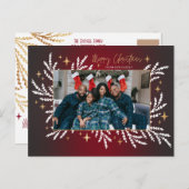 赤金お祭りファミリーフォトフレーム シーズンポストカード (正面/裏面)