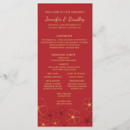 赤金ゴールドさくらんぼ結婚のタイムライン プログラム