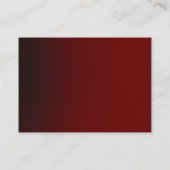 赤金ゴールドインディアン結婚のエンクロージャカード エンクロージャーカード (裏面)