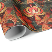 赤金ゴールドエレガントクリスマスオーナメントポインセチア