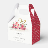 赤金ゴールドオーキッドハートフローラ水結婚色 フェイバーボックス (裏面サイド)