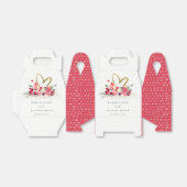 赤金ゴールドオーキッドハートフローラ水結婚色 フェイバーボックス (折り畳みなし)