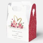 赤金ゴールドオーキッドハートフローラ水結婚色 フェイバーボックス (オープン)