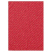 赤金ゴールドクリスマスタイポグラフィパターン#36 ID1009 テーブルクロス (正面)