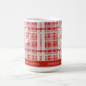 赤金ゴールドクリスマスプレッドパターン#2 ID1009 コーヒーマグカップ (中央)