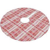 赤金ゴールドクリスマスプレッドパターン#2 ID1009 ブラッシュドポリエステルツリースカート (アングル)