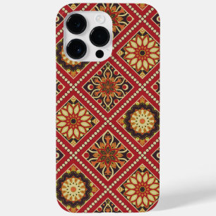 赤金ゴールドクリームマンダラパターン Case-Mate iPhone 14 PRO MAXケース
