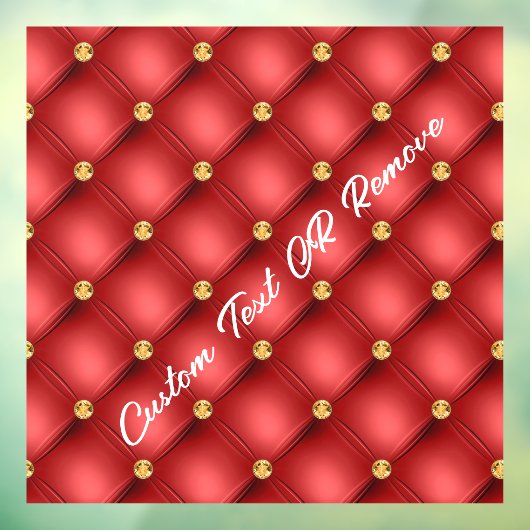 赤金ゴールドダイヤモンドタフテカスタムッド文字ウィンドウの固定 ウィンドウサイン (シート3)