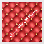 赤金ゴールドダイヤモンドタフテカスタムッド文字ウィンドウの固定 ウィンドウサイン (シート)