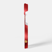 赤金ゴールドダイヤモンドタフテカスタムッド文字iPhoneケース iPhoneケース (左側面)