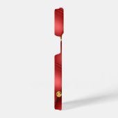 赤金ゴールドダイヤモンドタフテカスタムッド文字iPhoneケース iPhoneケース (右側面)