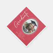 赤金ゴールドナース大学院生の台本ミニマル写真 スタンダードランチョンナプキン (角)