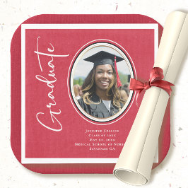 赤金ゴールドナース大学院生の台本ミニマル写真 スタンダードランチョンナプキン