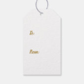 赤金ゴールドバラヴィンテージ母の日 ギフトタグ (裏面)